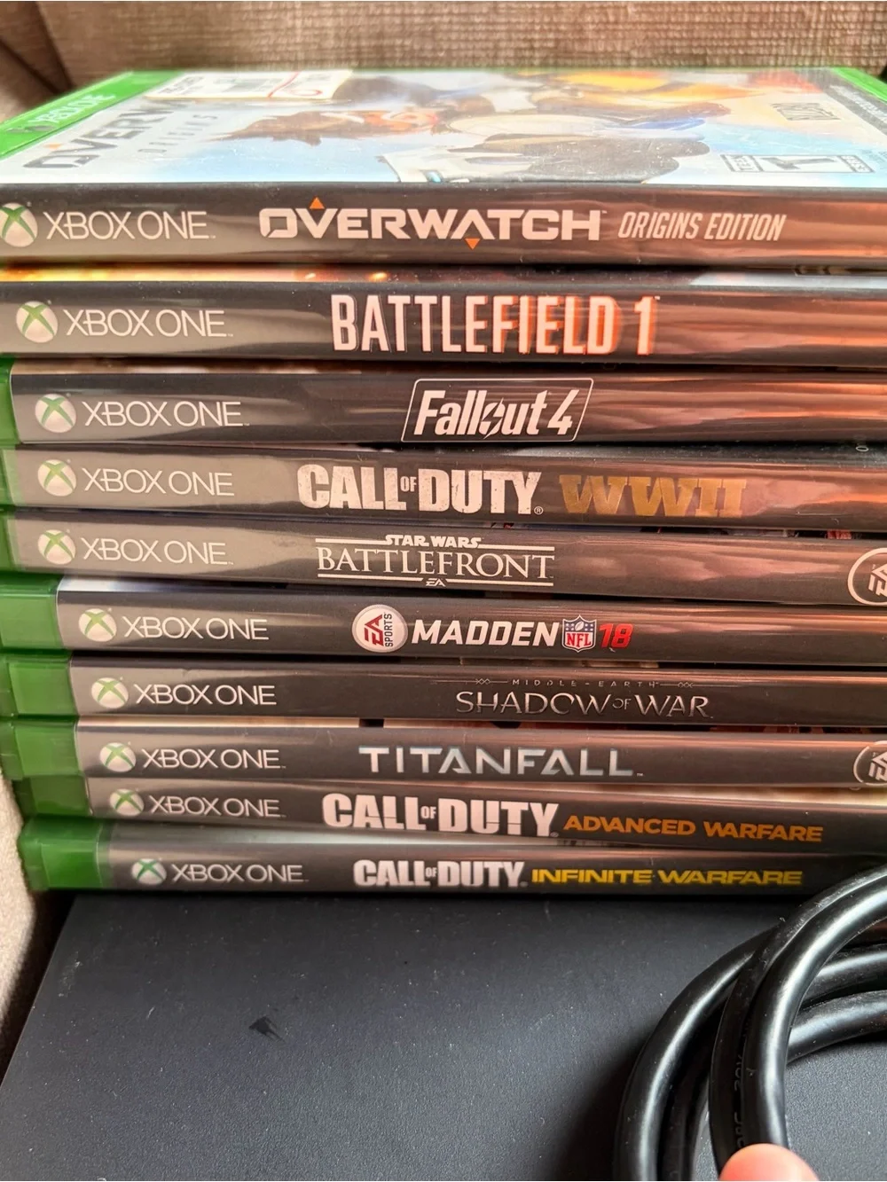 Xbox One Console Bundle in Black with Games and Accessories